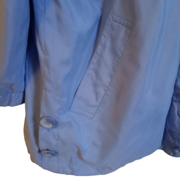 Size 14 Vintage Unusual Buttons Embroidered Mid Thigh Coat - Picture 4 of 9